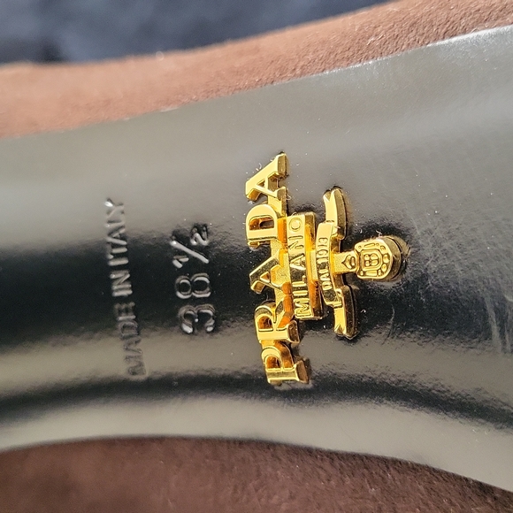 Prada platform ankle suede boots - Picture 5 of 8